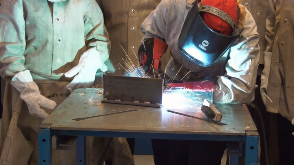 Welding, welder, skilled trades, student