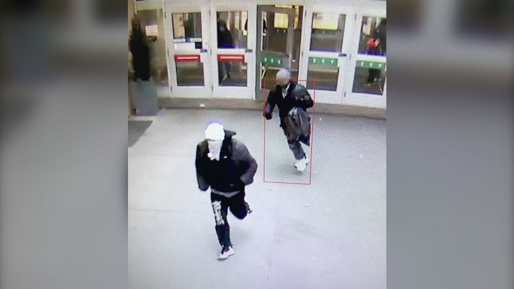 Edmonton police are looking to identify two suspects after a robbery at a jewelry store in Southgate Centre on Nov. 9. (Source: EPS)