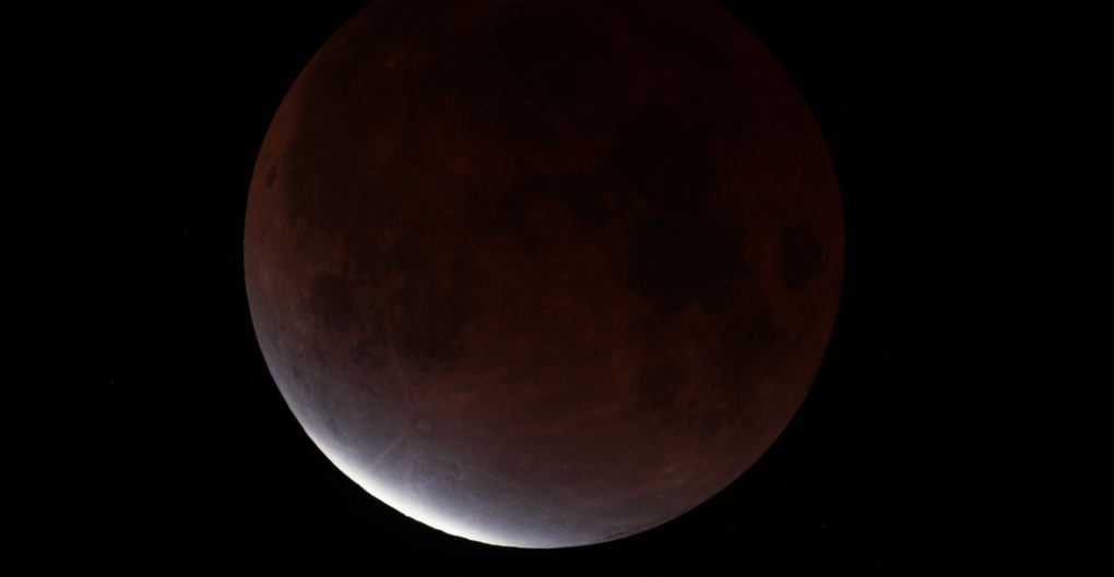 The longest partial lunar eclipse in 580 years happened in the early hours of Nov. 19, 2021. (Courtesy: Frank Florian, TELUS World of Science Edmonton)