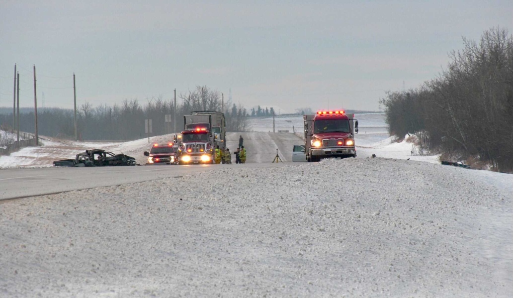 RCMP expected Highway 28, between Township Roads 564 and 570, to be closed for six to seven hours after a serious crash the morning of Nov. 25, 2021. 