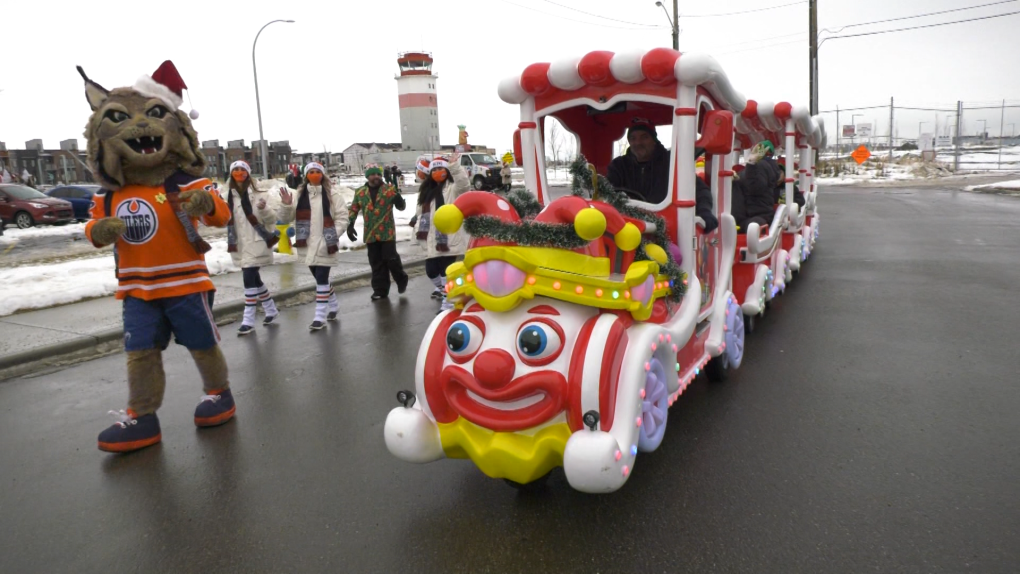Kingsway holiday parade on Sunday, Nov. 28, 2021. (CTV News Edmonton)