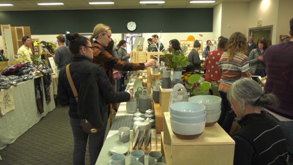 Royal Bison Art and Craft Fair returns to in-person shopping after moving online during the pandemic. File photo: Dec. 2019. (CTV News Edmonton)