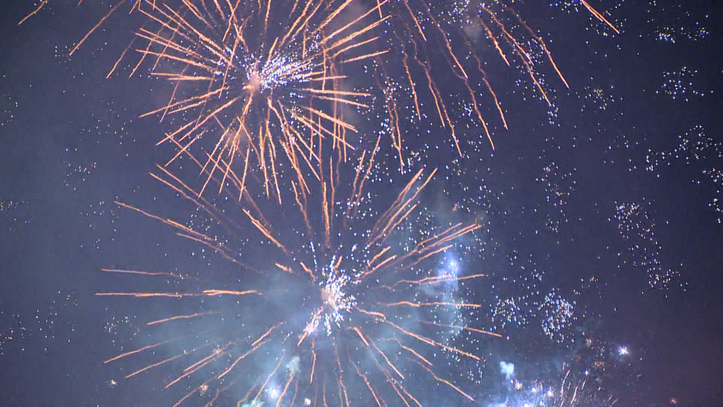 City of Edmonton fireworks show. (File)