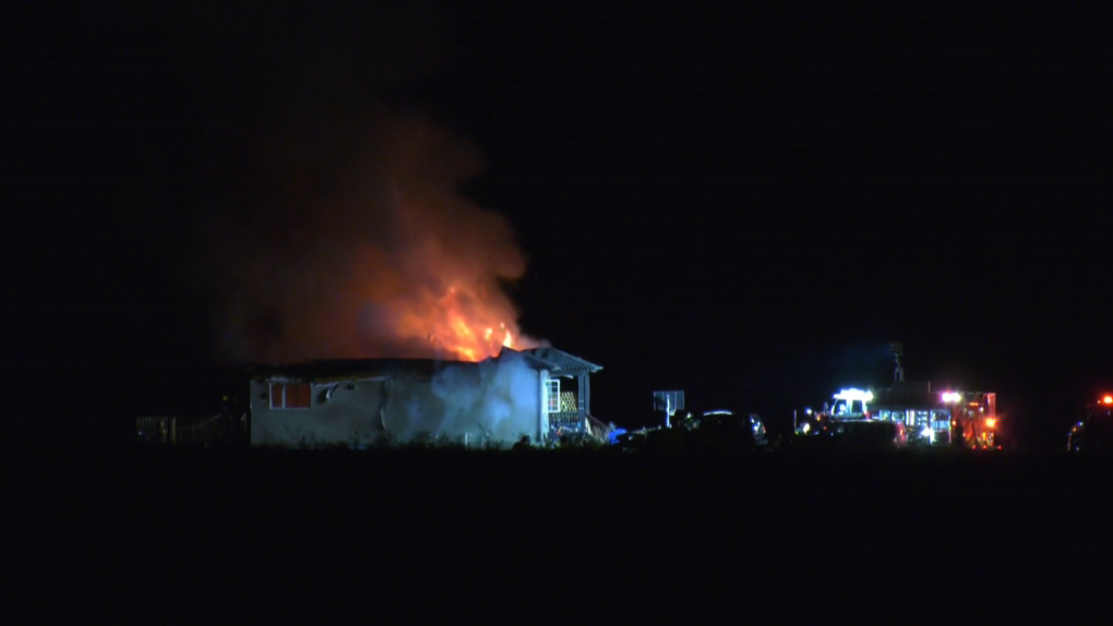 A fire broke out in the early morning hours of Aug. 19, 2021, on Enoch Cree Nation at a house on Township Road 522 three kilometres west of Highway 60.