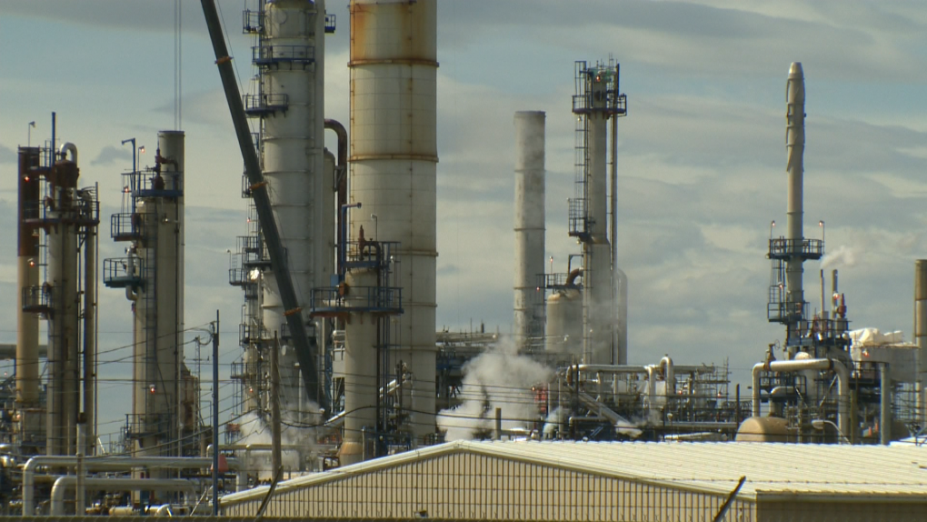 Strathcona refinery near Edmonton