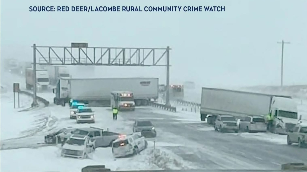 Highway 2 between Aidrie and Leduc in poor condition CTV News