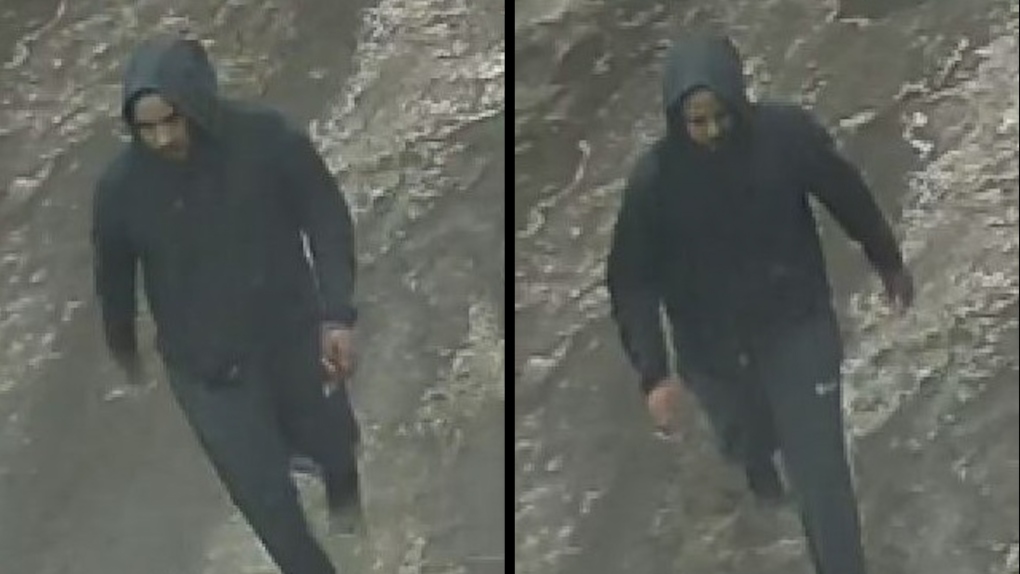 Edmonton police are trying to identify the man seen in these surveillance images. (Source: EPS)