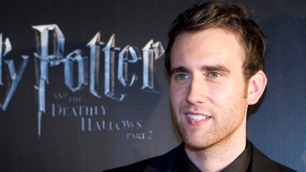 Actor Matthew Lewis, who plays the character Neville Longbottom in the Harry Potter films, poses following the Canadian premiere of "Harry Potter and the Deathly Hallows: Part 2" in Toronto Tuesday, July 12, 2011 (The Canadian Press/Darren Calabrese).