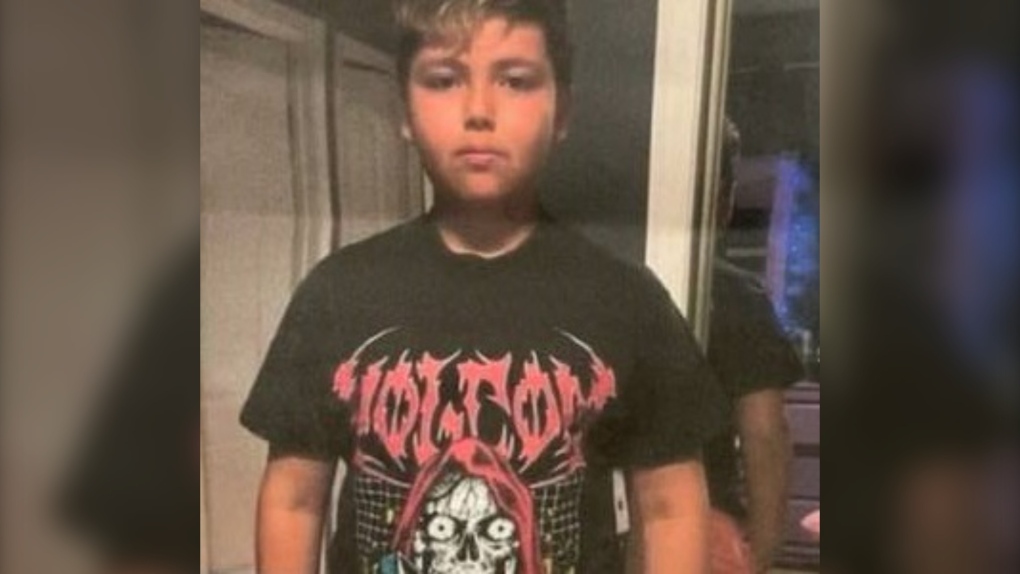 Brandon Rain, 11, was missing from west Edmonton on May 6, 2022 (Source: EPS).