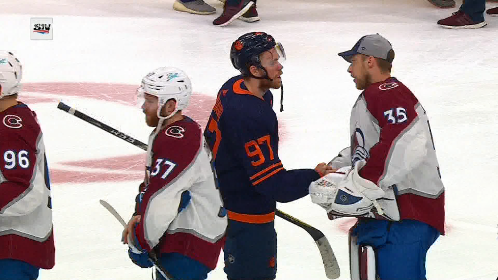 Colorado Avalanche score wild 8-6 win over Edmonton Oilers in Game 1 of  West Final