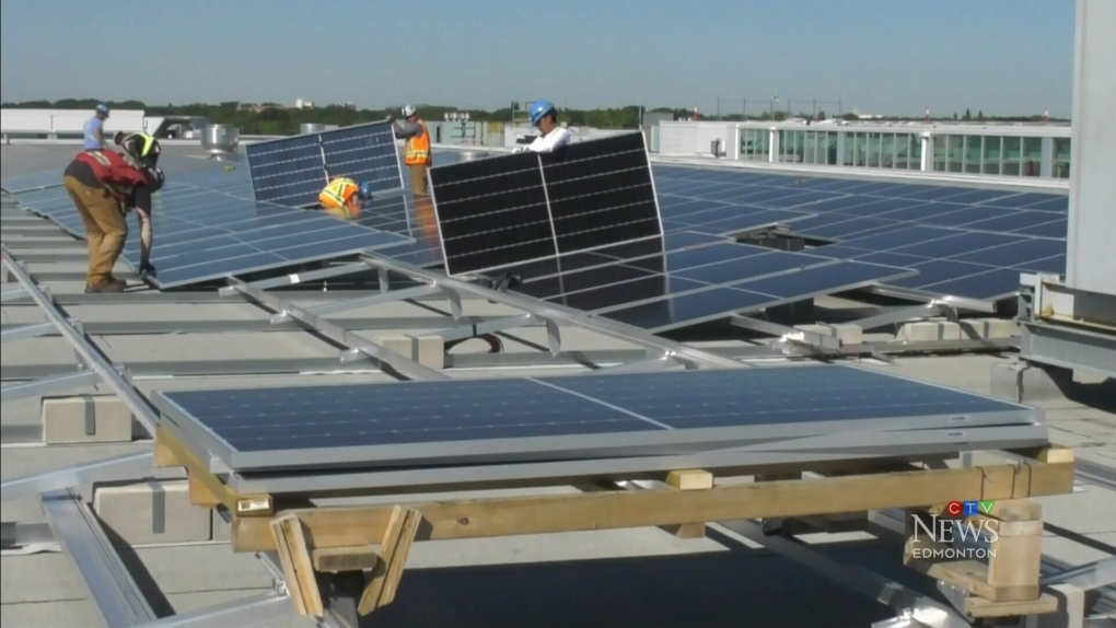Solar panels atop Chinook Centre able to feed into power grid