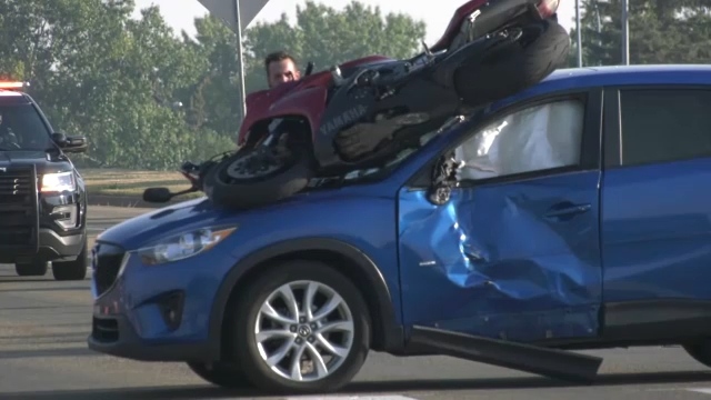 Motorcyclist Hospitalized After Southeast Edmonton Crash | CTV News