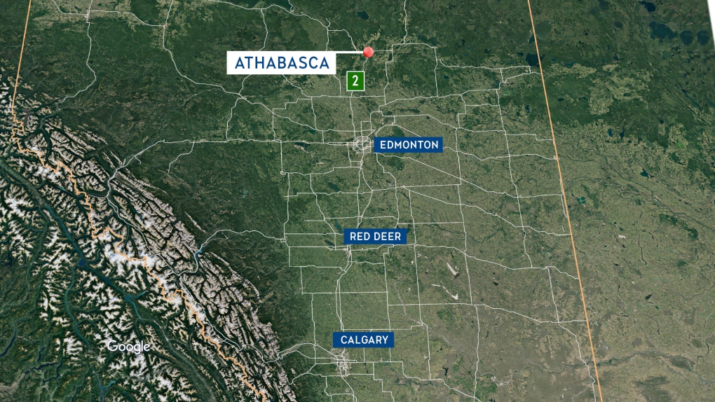 Athabasca map