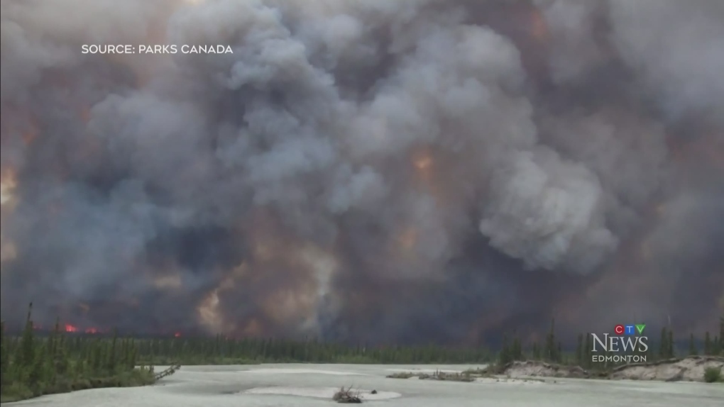 Wildfire threatening Jasper power lines