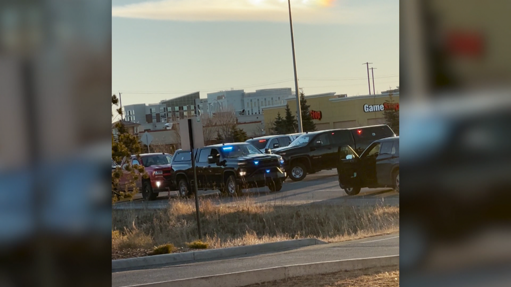 West Edmonton police incident caught