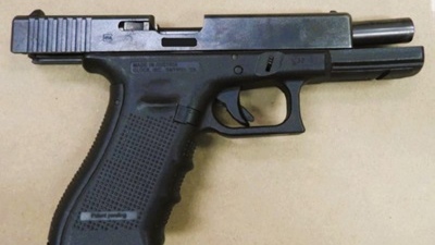 Edmonton Police Service officers say this gun was used in a shootout in southwest Edmonton on May 15, 2022. (Supplied)