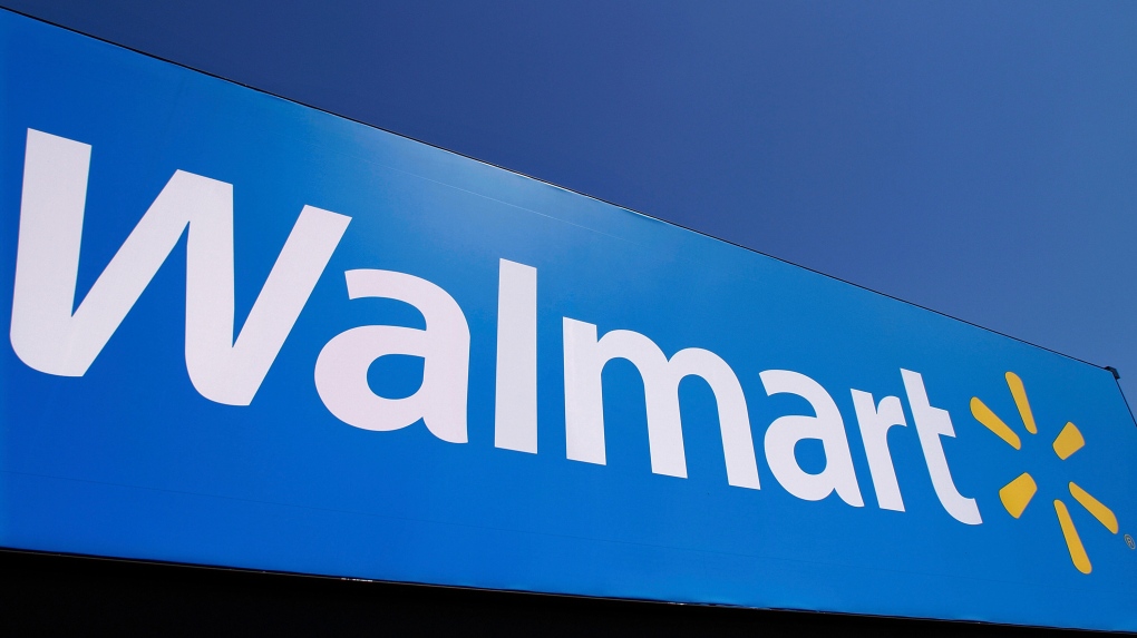 The Walmart logo is seen in this photo from Aug. 15, 2022. (AP Photo/Seth Perlman, File)