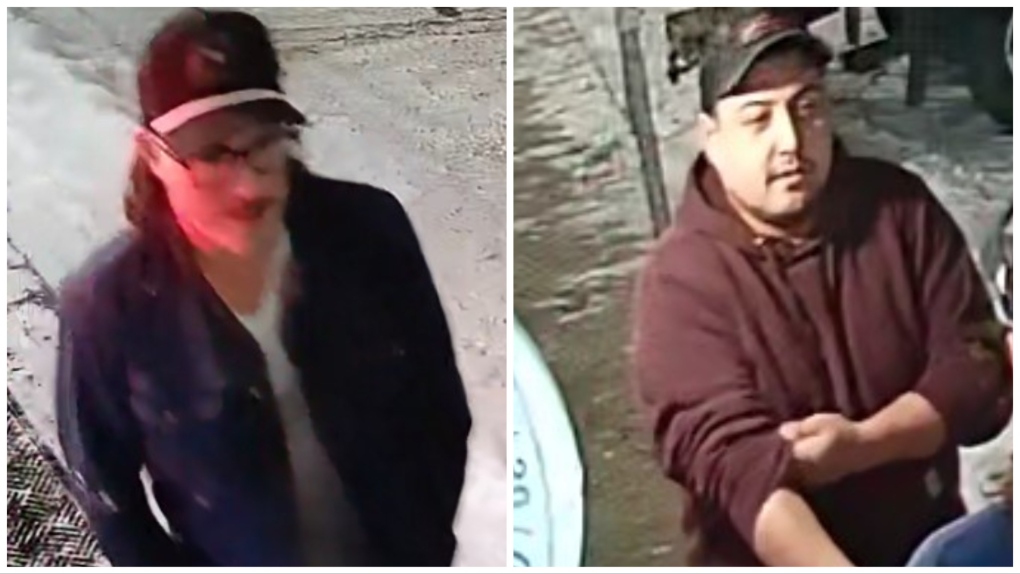 Suspects in a robbery in Grande Prairie, Alta., on March 1, 2023. (Credit: RCMP)