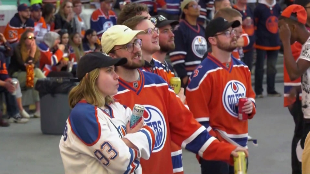 Edmonton Oilers celebrating fan base in Vermilion