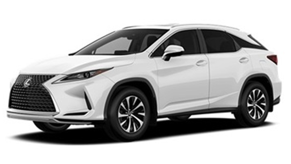 A stock image of a 2020 Lexus RX350.