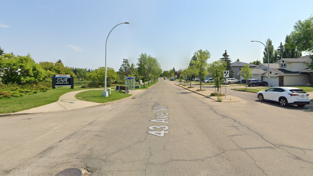 Police are asking for dashcam or surveillance footage after a young girl was reportedly assaulted near 43 Avenue and 32 Street on Sept. 19. (Source: Google Maps Street View)