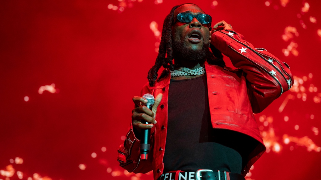 Burna Boy performs at State Farm Arena on Sunday, July 31, 2022, in Atlanta. (Photo by Paul R. Giunta/Invision/AP)