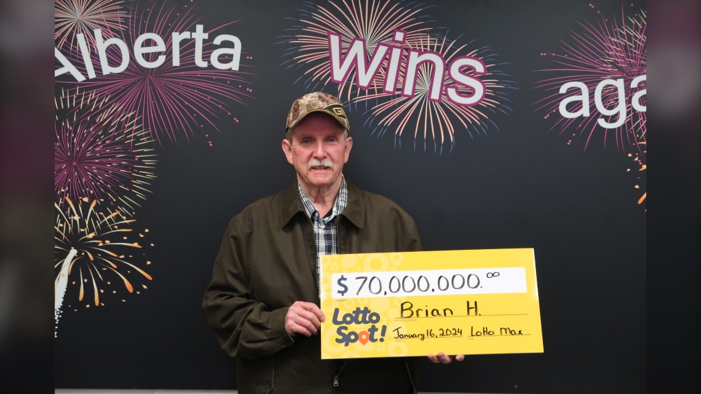 Brian Hoover, a Beaverlodge resident, won the $70 million Lotto Max draw Jan. 16. (Supplied)