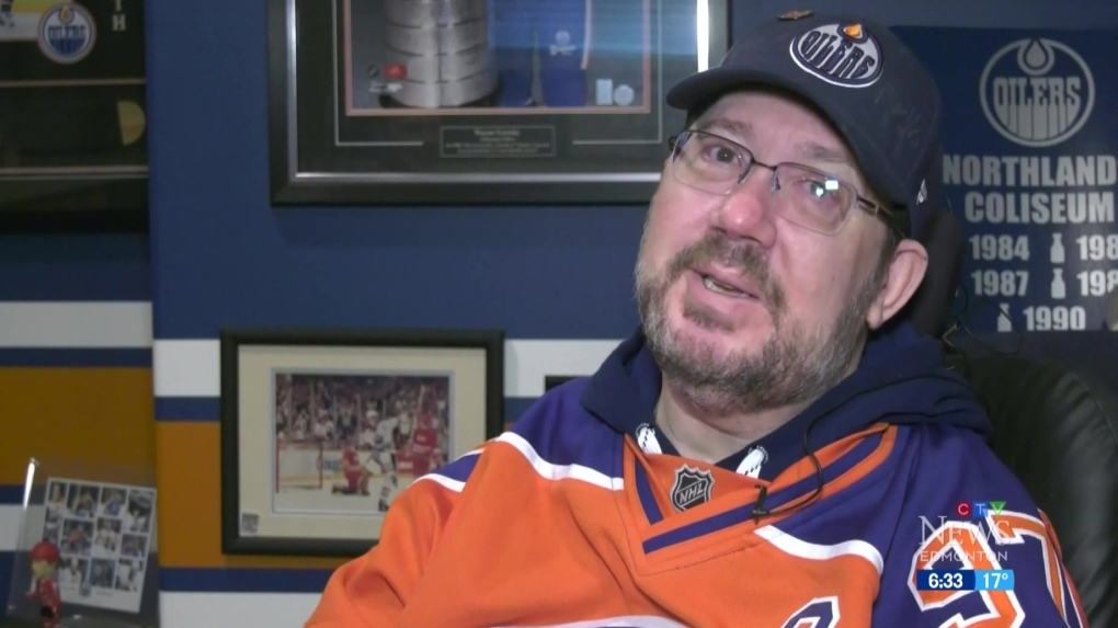 Oilers Fan Turns Basement Into Fan Cave