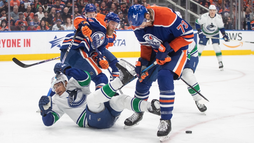 Oilers-Canucks Playoffs: Bouchard Goal Lifts Edmonton To Game 4 Win ...