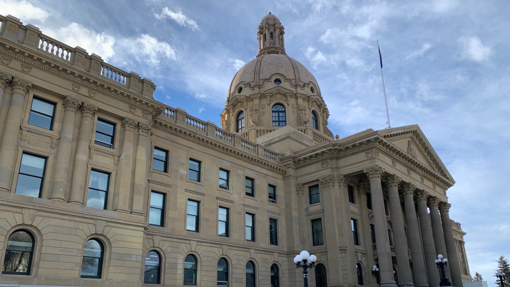 The Alberta legislature on Dec. 10, 2023. (Craig Ellingson/CTV News Edmonton)