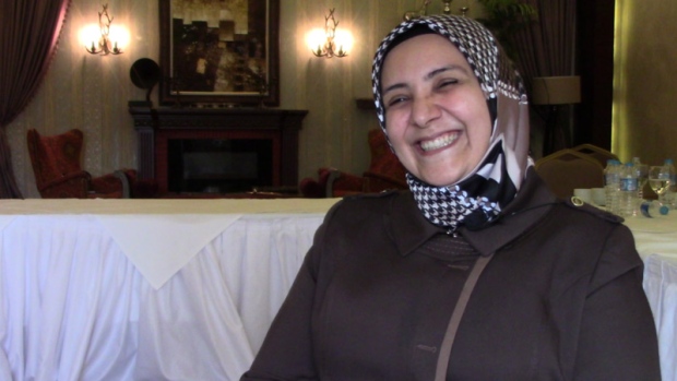 Ghazouah Almilagi smiles