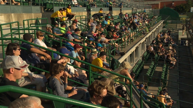 Fans at Re/Max Field