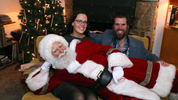 'Santa Steve' hot santa at West Edmonton Mall