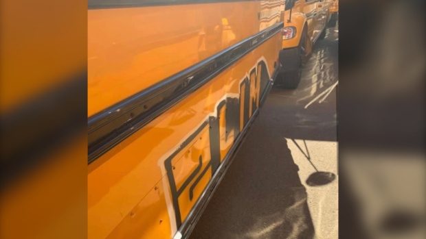 Fort McMurray buses vandalized