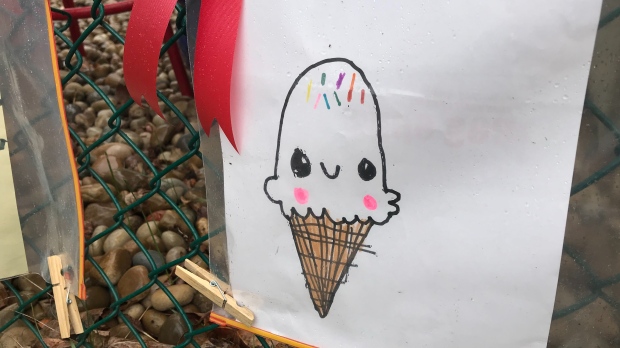 Ice Cream cone art Sherwood Park