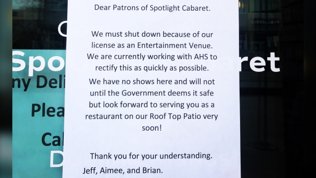 Spotlight Cabaret closure