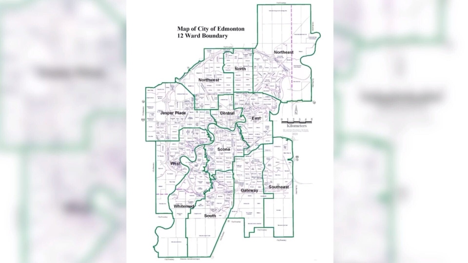 Edmonton proposed wards