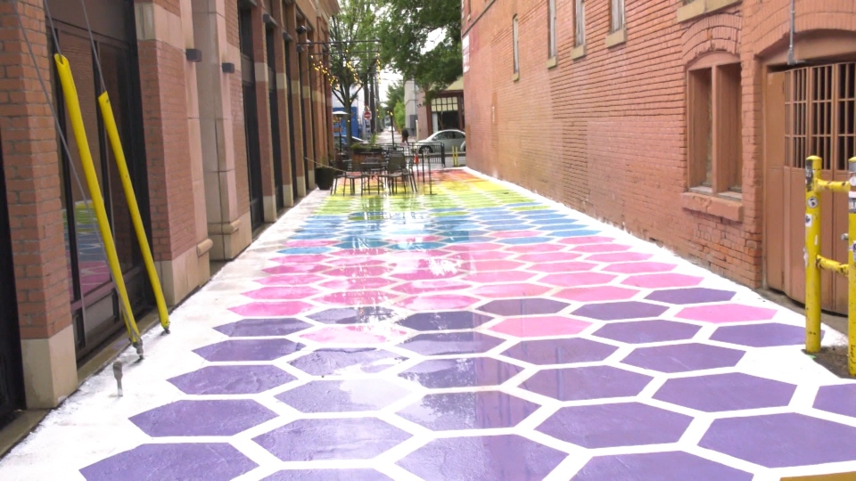 Rainbow Road on Whyte