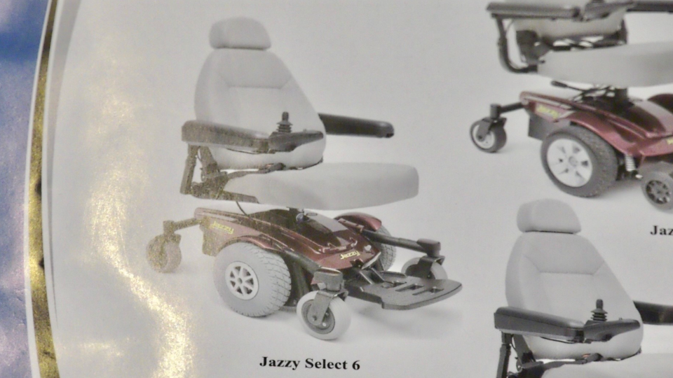 Jazzy Select 6 wheelchair