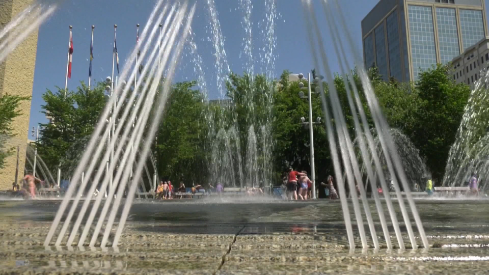 City Hall Plaza fountain